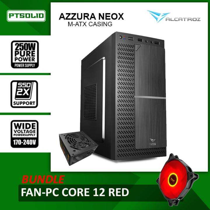 Casing Alcatroz Azzura Neox Mini Atx With Watts Psu Alcatroz Neox