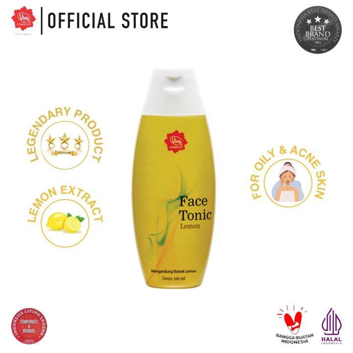 Viva Face Tonic Lemon Ml Lazada Indonesia