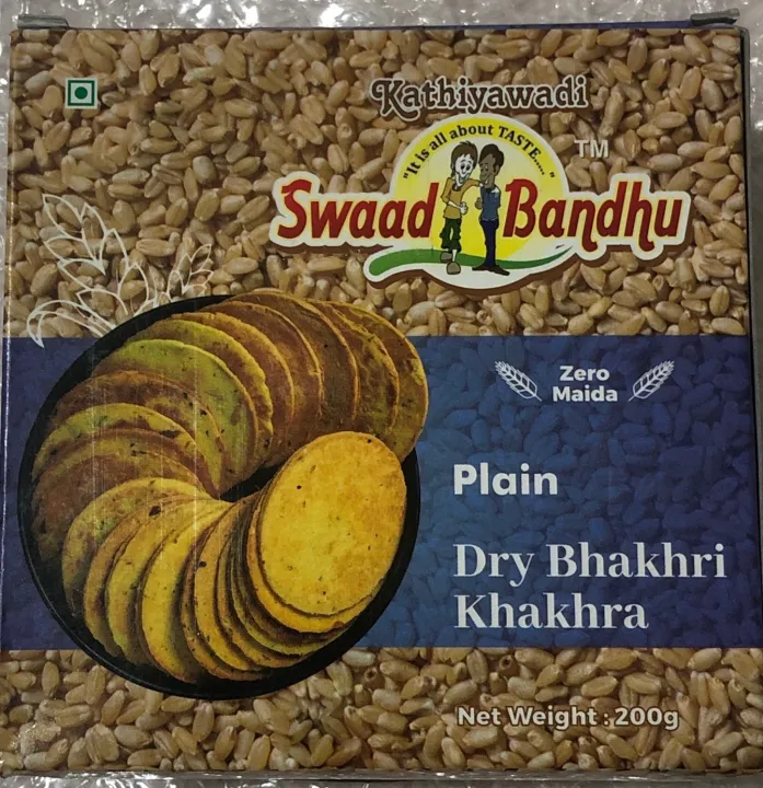 DRY BHAKHRI KHAKHARA PLAIN Kathiyawadi Swaadbandhu 200 G Lazada Co Th