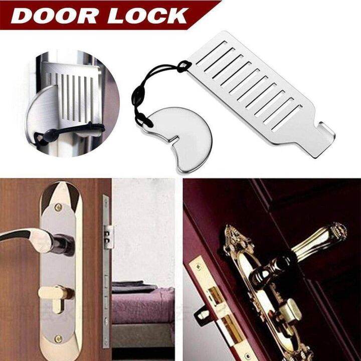 Dxy Heavy Duty Door Lock Latch Heavy Duty Portable Door Lock Stoppers