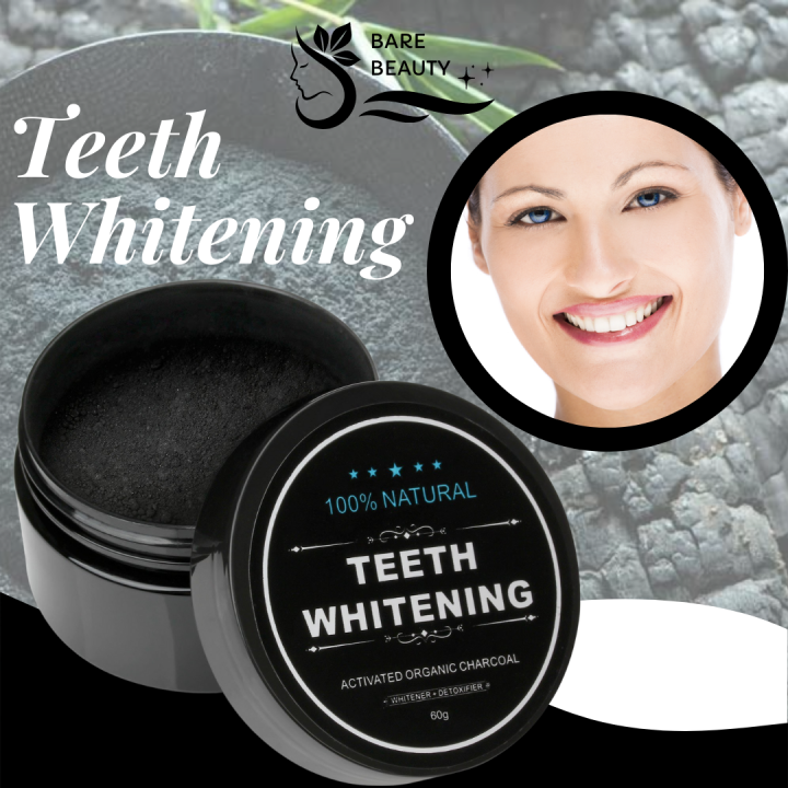 Teeth Whitening Activated Organic Charcoal Black Powder G Lazada Ph