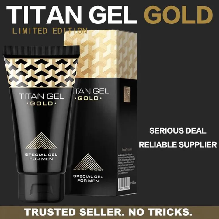 Titan Gel Gold Intimate Gel Sex Products For Adults Increased Male