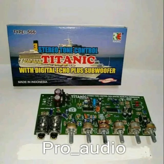 Kit Stereo Tone Control Titanic Mic Echo Subwoofer Lazada Indonesia