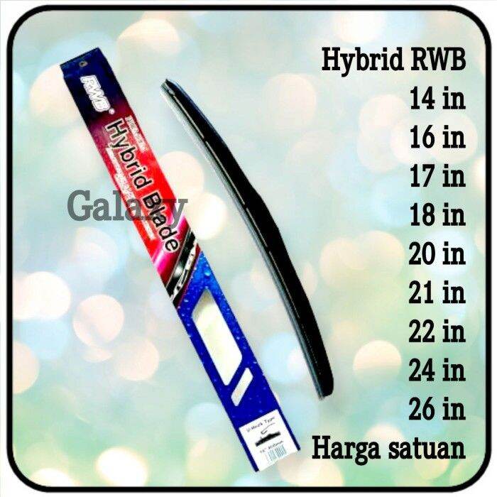 Wiper Kipas Kaca Depan Rwb Hybrid Universal Mobil Lazada Indonesia