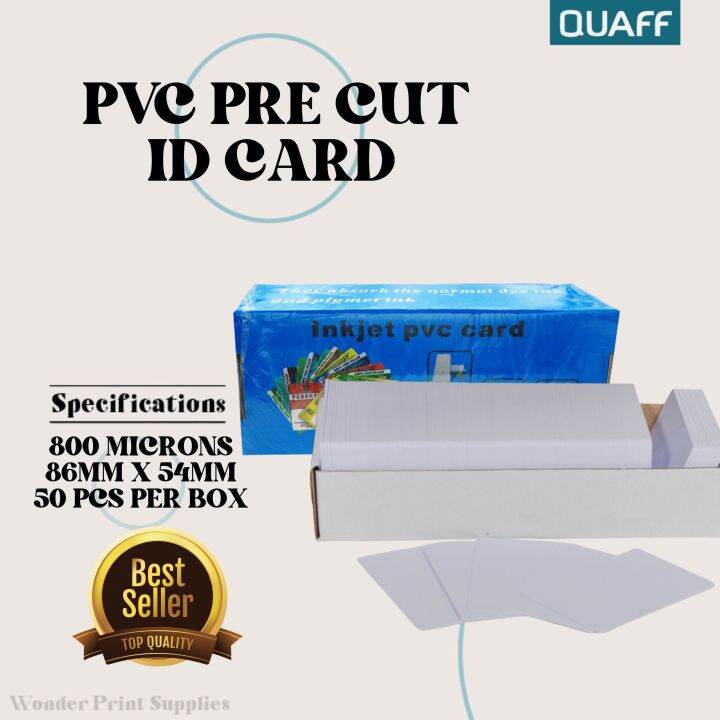 WPS QUAFF PVC ID PRE CUT CARDS Lazada PH