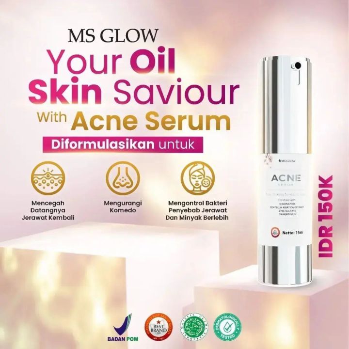 ACNE SERUM MS GLOW Lazada Indonesia