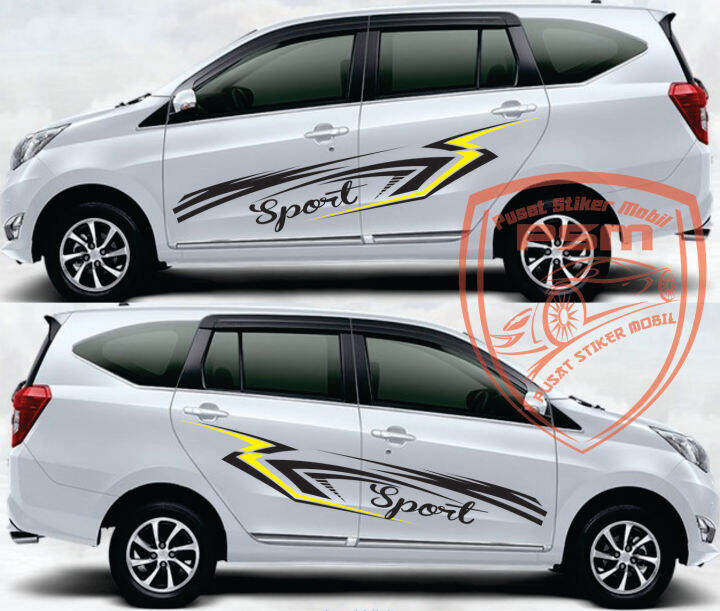 NEW Stiker Mobil Calya Sigra Terbaru Stiker Mobil Cutting List Ertiga