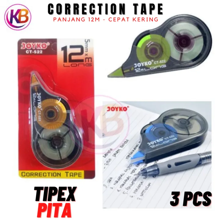 Tipex Joyko Ct Meter Correction Tape Roll Pita Koreksi