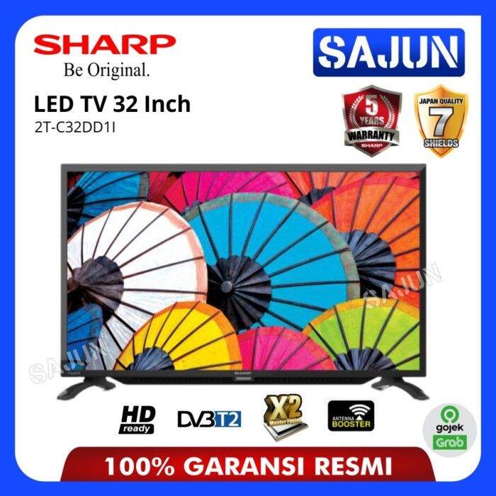 Sharp AQUOS LED TV 32 Inch 2T C32DD1I Digital TV USB HD Ready Lazada