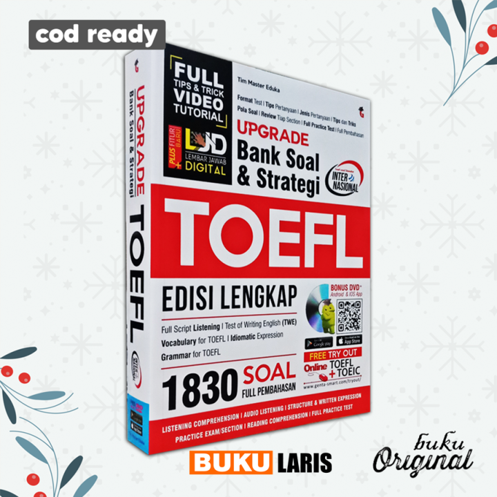 BUKU TOEFL UPGRADE BANK SOAL STRATEGI TOEFL Lazada Indonesia