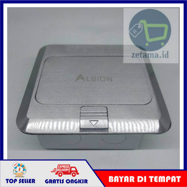 STOP KONTAK LANTAI ALBION ALU FLOOR SOCKET FLOOR OUTLET Lazada Indonesia