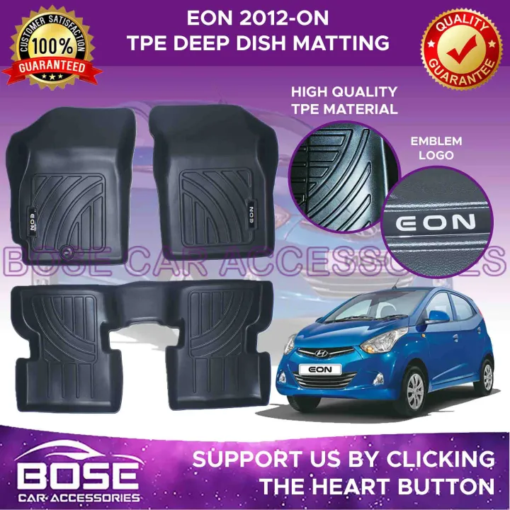 TPE Car Deep Dish Matting For Hyundai EON Front Rear Seat Mats