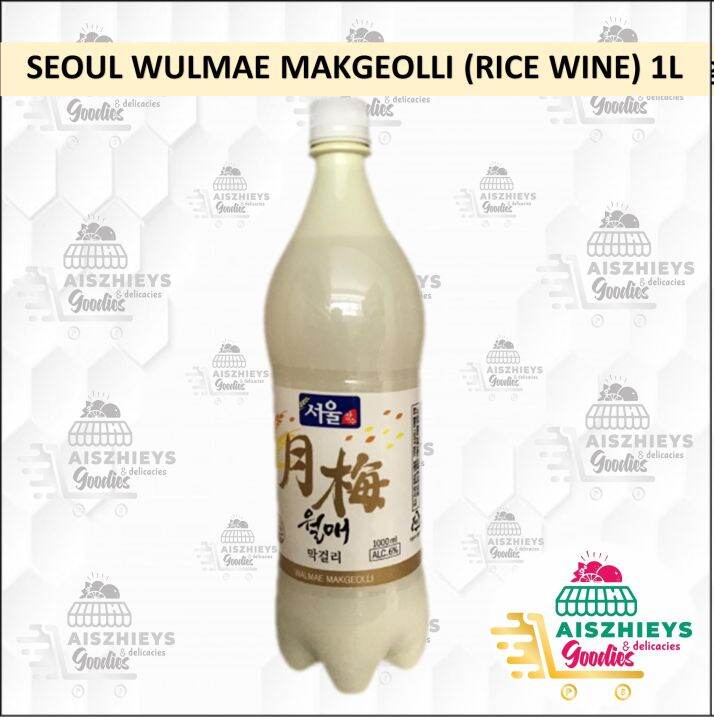 KOREAN RICE WINE SEOUL WULMAE MAKGEOLLI 1000ml 6 Alcohol Content