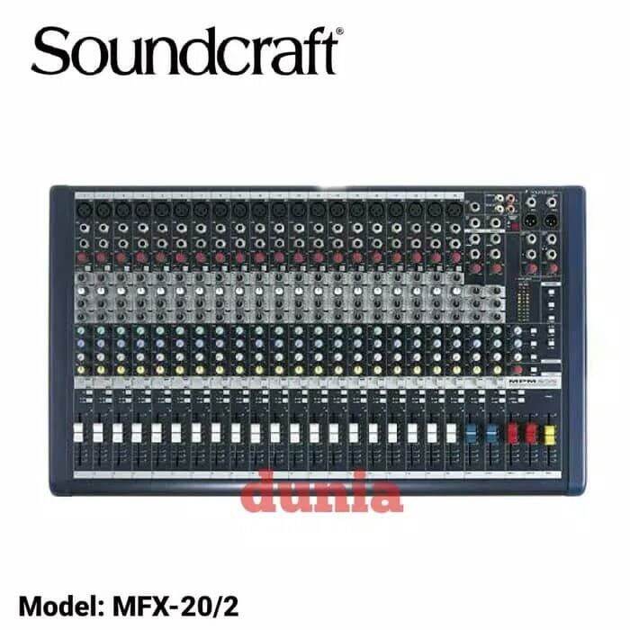 Mixer Soundcraft MFX 20 2 20 Channel Lazada Indonesia