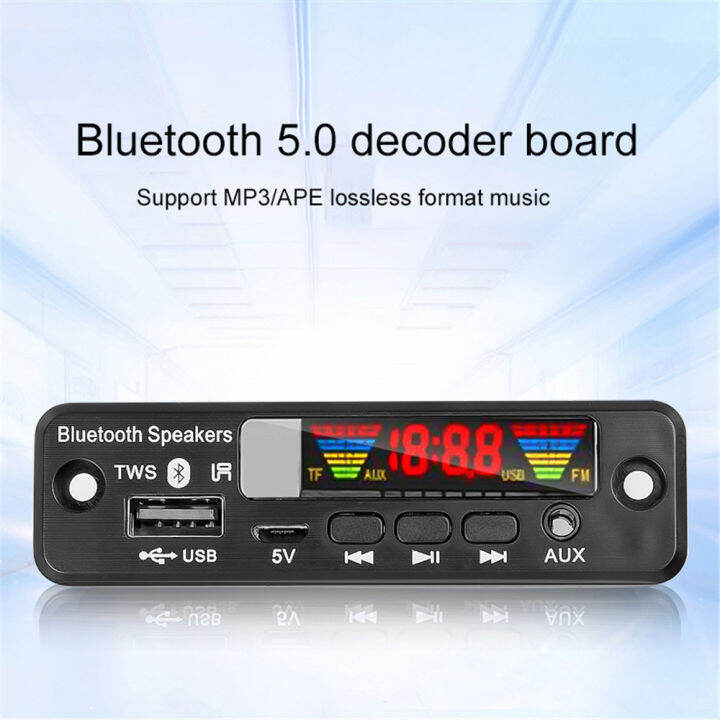 Kebidumei V Bluetooth Decoder Papan Wireless Fm Radio Mp Player