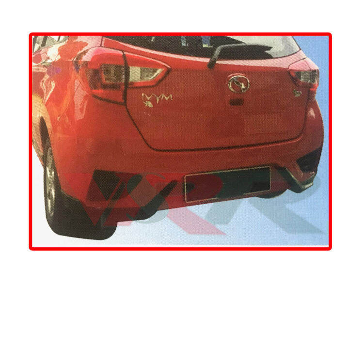 Perodua Myvi Vvti New Rd Gen Gear Up Style Rear Back Skirt