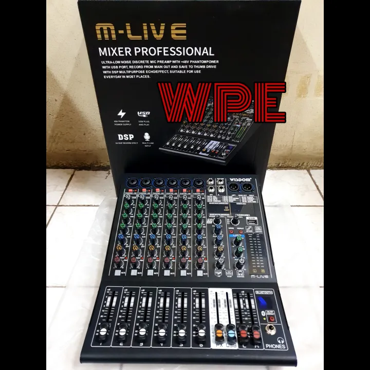 Mixer Audio Wisdom Mlive Mlive M Live Channel Original Lazada