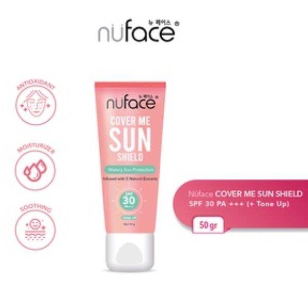 Nuface Cover Me Sun Shield Spf Tone Up Pa Nu Face Sun