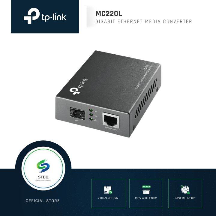 Steq Tp Link Mc L Gigabit Ethernet Media Converter Up To Mbps