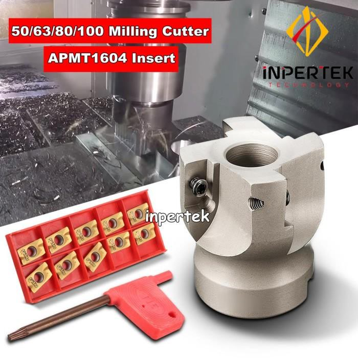 BAP400R 100 32 6T Facemill 100 Insert APMT 16 Holder Milling 100 Mm BAP