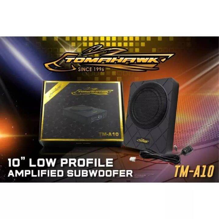 Tomahawk Low Profile Underseat Amplifier Subwoofer Tm A Lazada