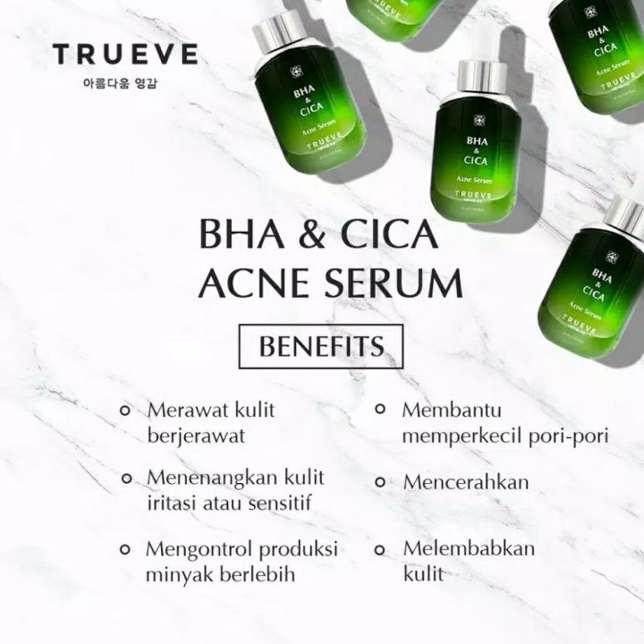 TRUEVE BHA CICA Acne Serum 30 ML Serum Wajah Lazada Indonesia