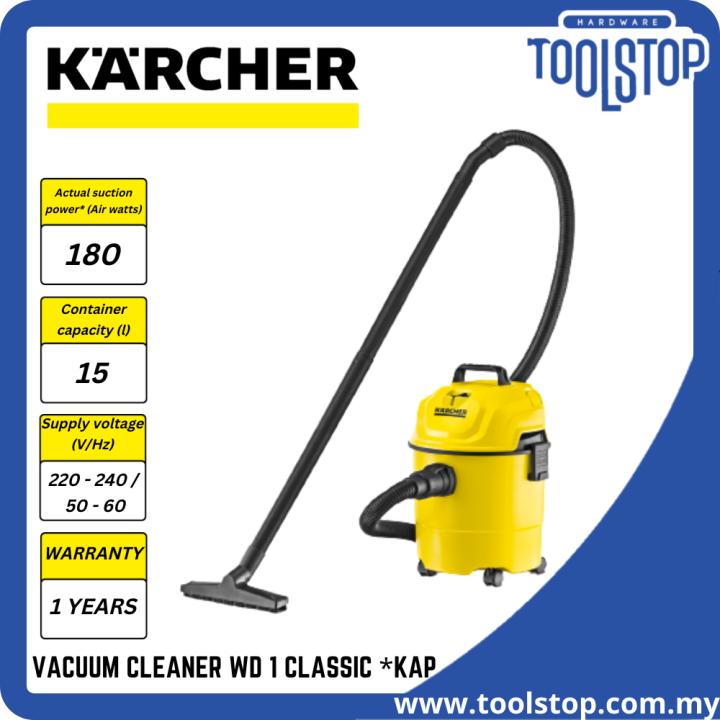 KARCHER VACUUM CLEANER WD 1 CLASSIC KAP Lazada