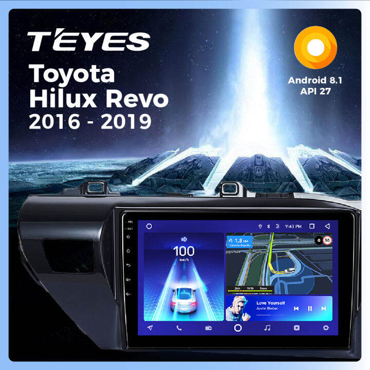 TEYES 10 Inch Toyota Hilux REVO 2016 2019 Android Car Player Head