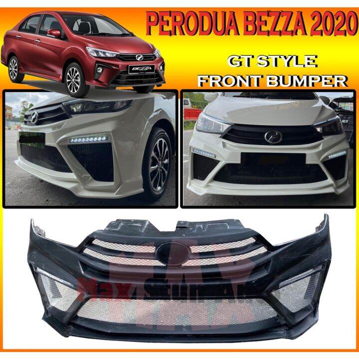 PERODUA BEZZA 2020 FACELIFT GT BUMPER GT STYLE FRONT BUMPER FOR BEZZA