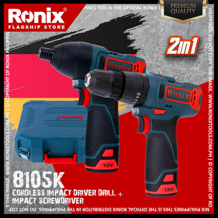 New Arrival Ronix 8105K Premium Quality Cordless Impact Driver