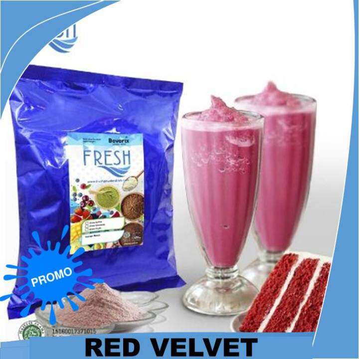 BUBUK RED VELVET SERBUK MINUMAN ANEKA RASA PREMIUM KEMASAN 1Kg Lazada