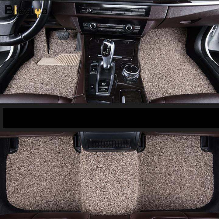 Blesiya Pieces Car Floor Mats Wear Resistant For Byd Yuan Plus Atto