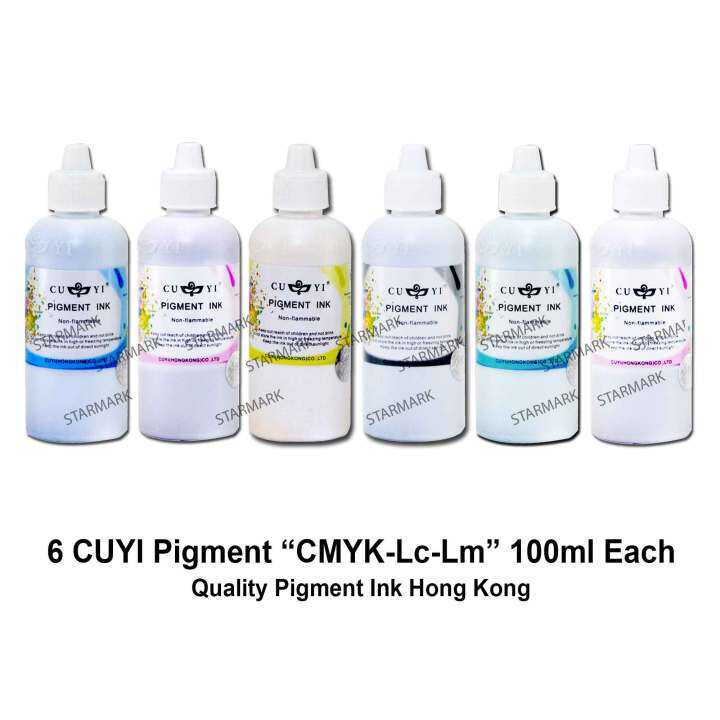 Bottles Cuyi Pigment Ink Hong Kong Inks Ml Each Cmyk Lc Lm