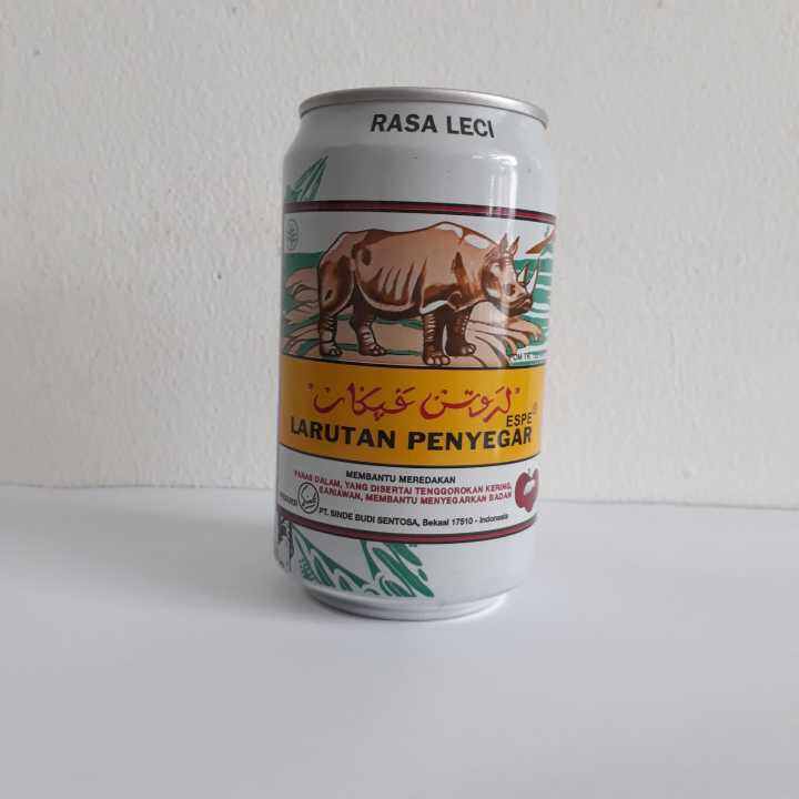 Larutan Penyegar Cap Badak Kaleng Rasa Leci 320 Ml Lazada Indonesia