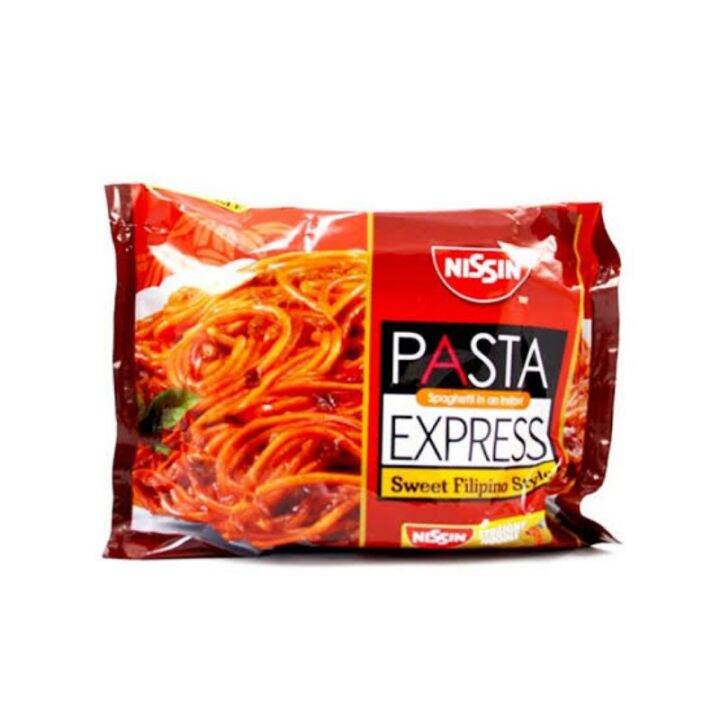 NISSIN PASTA EXPRESS SWEET FILIPINO STYLE 60G Spaghetti Carbonara