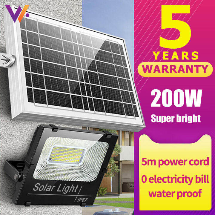 Cod Solar Light Lampu Sorot Solar Cell Lampu Led Tenaga Matahari