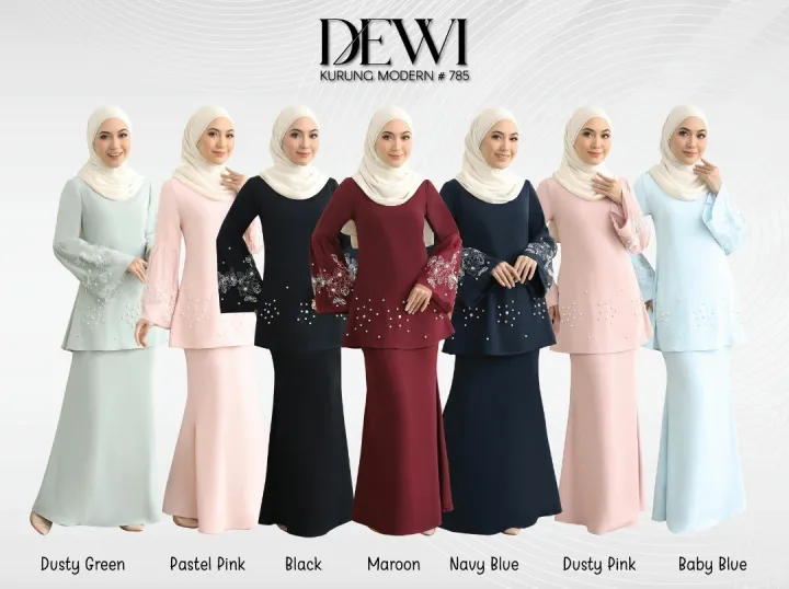 Dewi Kurung Modern Baju Nikah Wedding Dress Engagement Dress Lazada