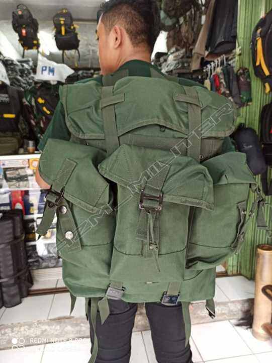 Tas Ransel Tempur Tni Murah TAS RANSEL KOREA JATAH Tas Tempur Tni