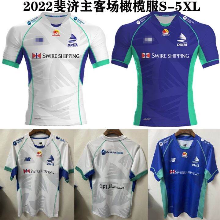 Fiji Rugby Jersey2022 Fiji Drua Home And Away Short Sleeved Movement