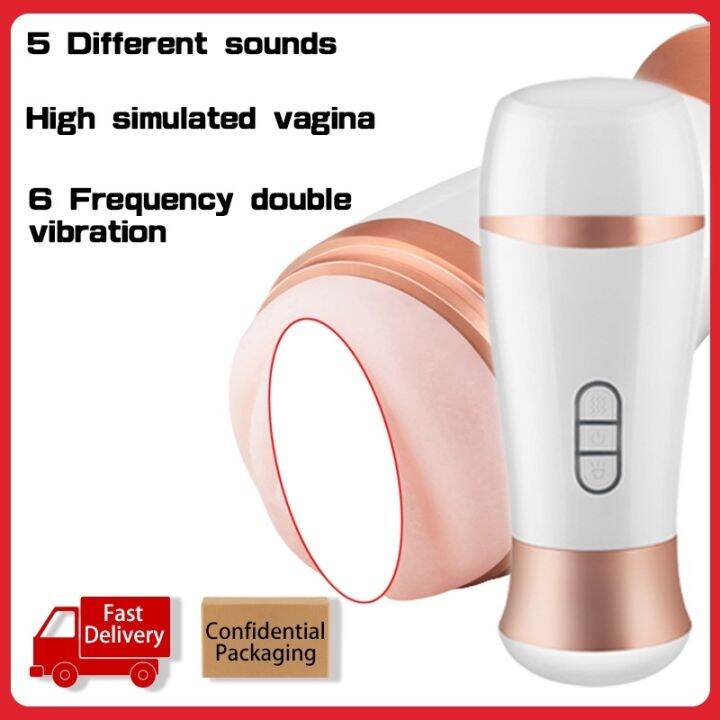 Voice Version Vibrator For Men Artificial Vagina Sex Toys For Men 5