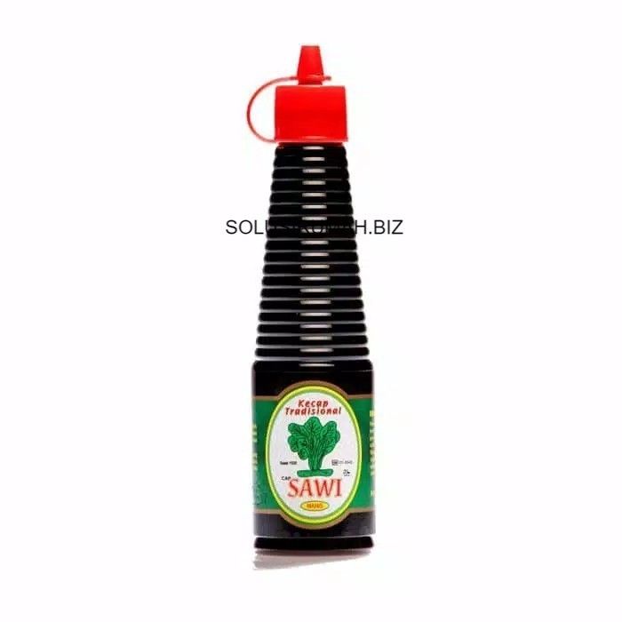 KECAP MANIS CAP SAWI 140ML PET BOTOL 140 ML KEMASAN BARU TJAP SAWI SOY