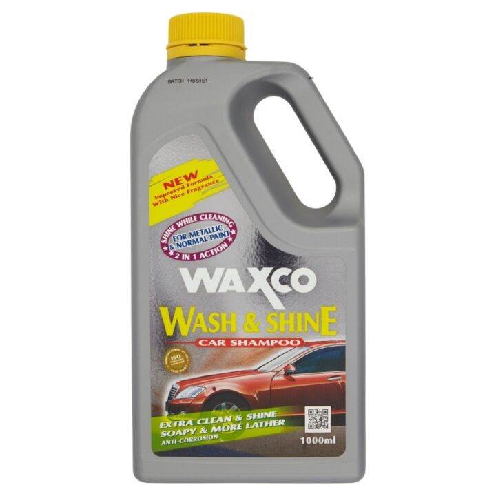 Waxco Wash Shine Car Shampoo 1L Lazada