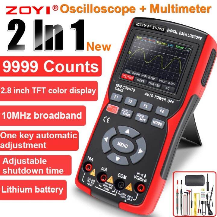 Zoyi Zt S Digital Multimeter Auto True Rms Tranistor Probe M S