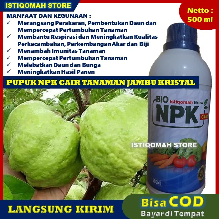 Istiqomah Grow Ml Pupuk Npk Cair Semprot Pupuk Pelebat Daun Bunga