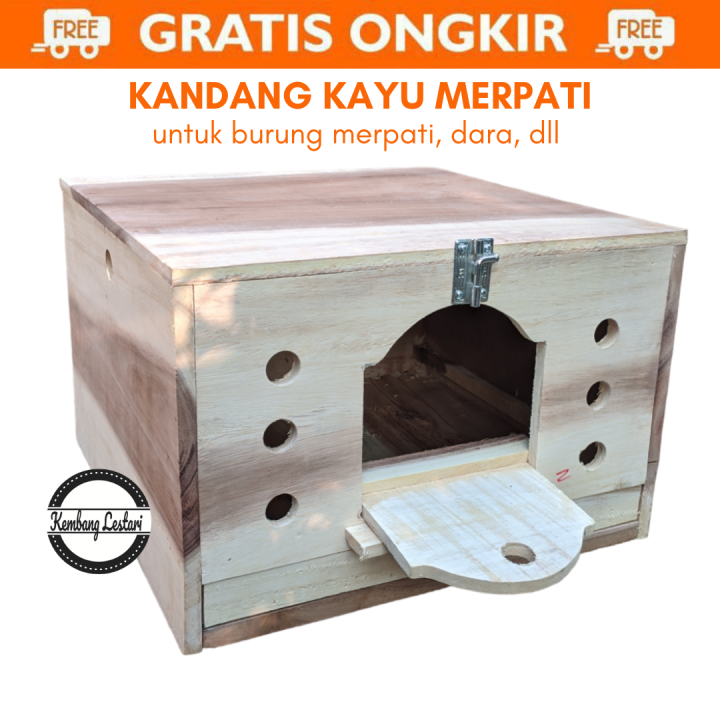 GUPON MERPATI KAYU KANDANG DORO SLOROK KOTAK TERNAK Lazada Indonesia