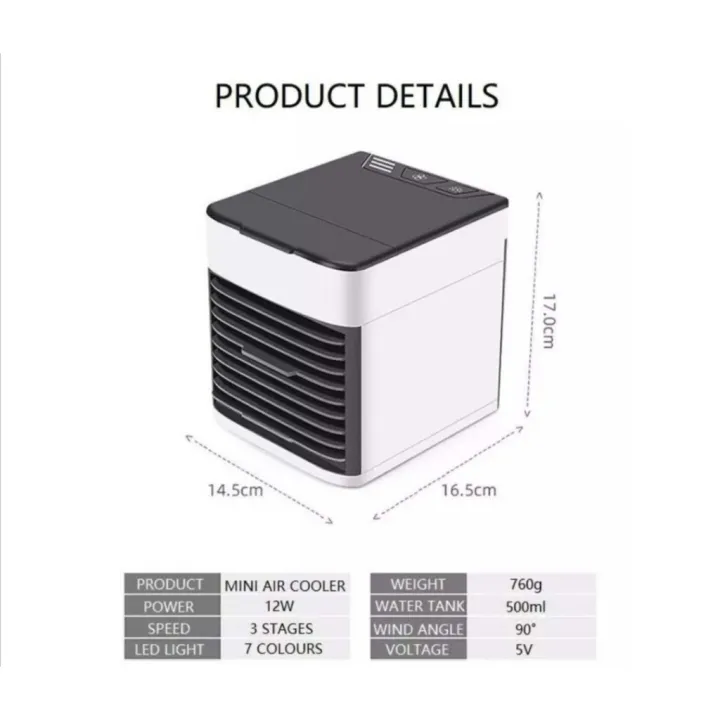 Good Choice Ready Stock USB Portable Air Cooler Purifier Air