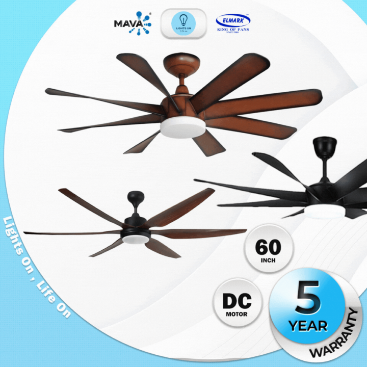 Mava Troca Regair Palm Inch Dc Motor Speed Blades Ceiling Fan