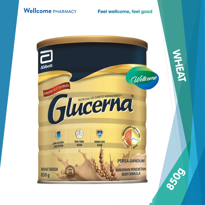 Abbott Glucerna Gold Wheat Flavour 850g Lazada