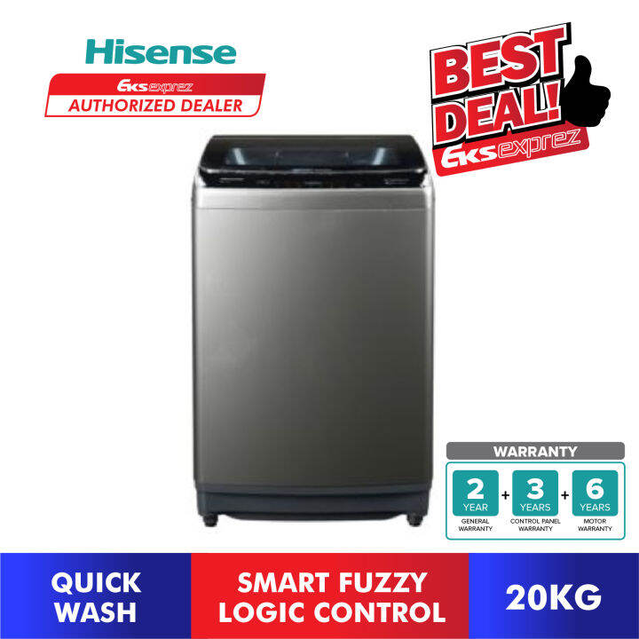 Hisense Top Load Washing Machine 20kg WTHX2001S Washer Mesin Basuh