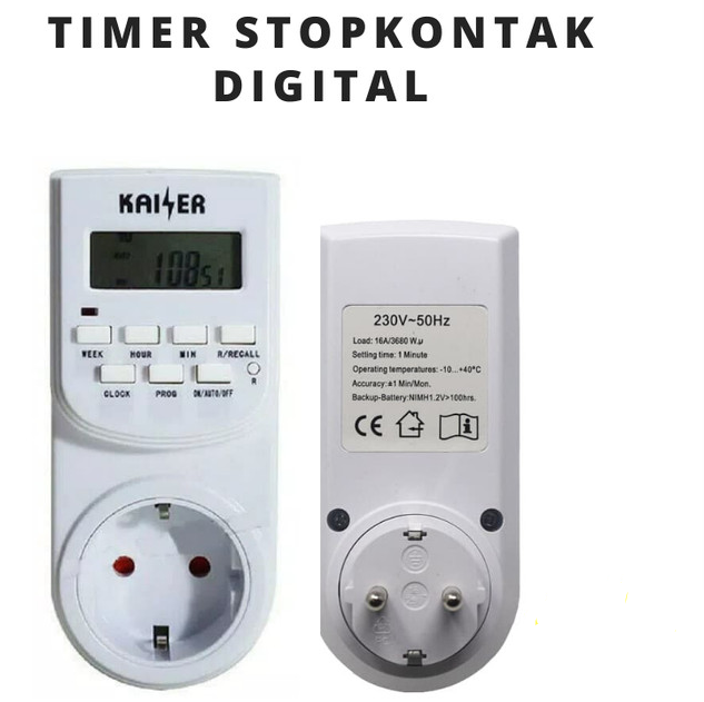 Stop Kontak Timer Digital Analog Countdown Lazada Indonesia